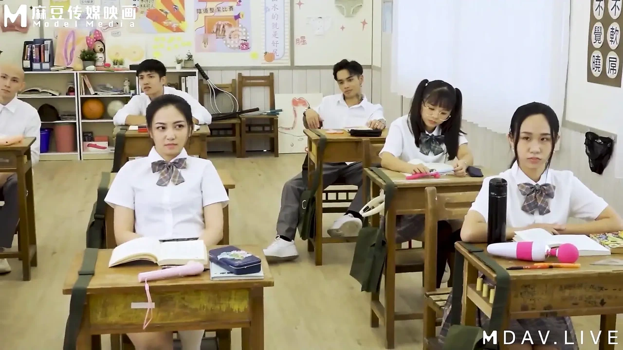 Mdhs-0002 Madou College/teacher And Student 3p! A Ridiculous Teacher’s Day Gift