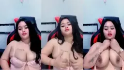 Aqila Chibel Remas Tetek Gede Brutal, Bikin Nafsu Naik.