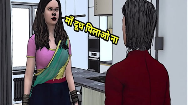 Ibu Tiri India Desi Digoyang Sama Anak Tiri, Suara Hindi Bikin Makin Panas.
