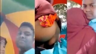 Video Mesum Di Luar Ruangan, Cewek Hijab Lagi Colok-colokan Sama Pacar.
