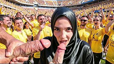 Gadis Jerman Kesayangan Digilir Habis-habisan Sama Tim Lawan – Video Interaktif Ai