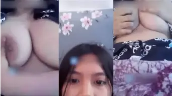 Dewi Toge Pamer Dada Montok Di Ometv