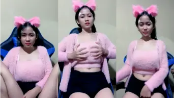Syafirah Manggis Tobrut, Baju Pink Ketat Bikin Ngentot