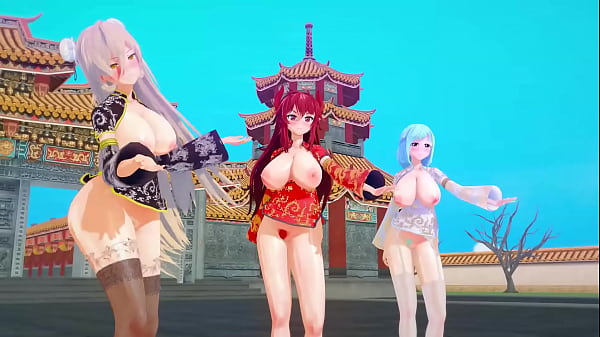 Tahun Baru Imlek Ala Vtuber Mmd, Goyang Panas Bikin Makin Horny Bareng Kkvmd (by 熊野ひろ)